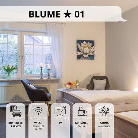 שנברדינגן Blumenvilla 1 Mit Begehbarer Dusche, Sauna Und Garten מראה חיצוני תמונה